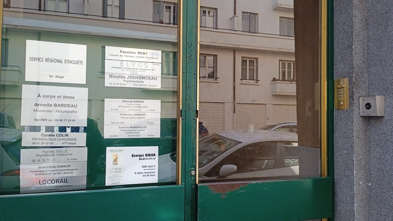 Photo de l'adresse du cabinet à Lyon 6